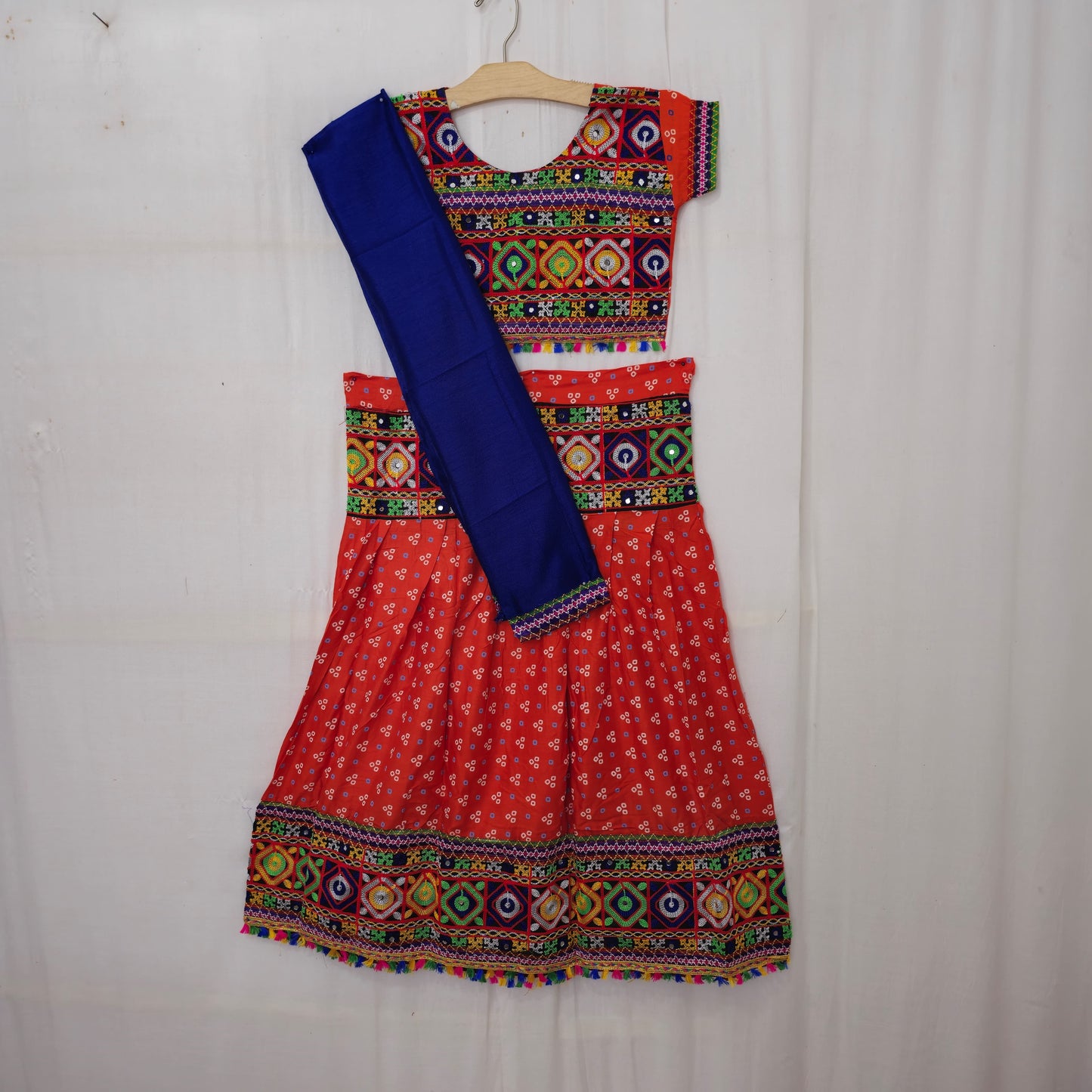 Girls - 3 Dot Bandhani Chaniya Choli
