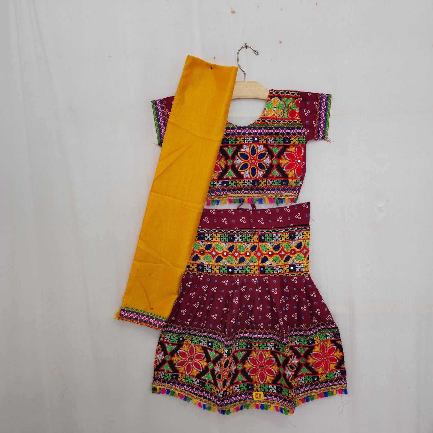 Girls - 3 Dot Bandhani Chaniya Choli