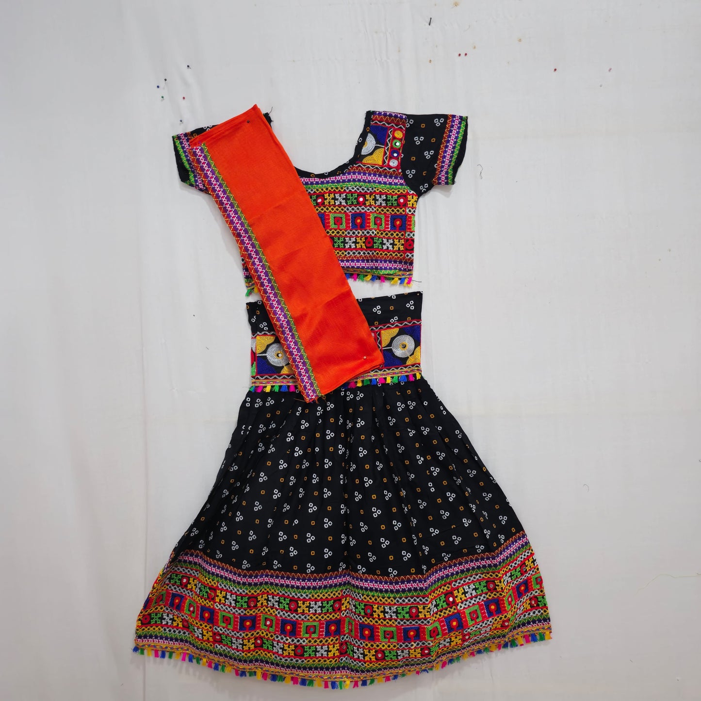 Girls - 3 Dot Bandhani Chaniya Choli
