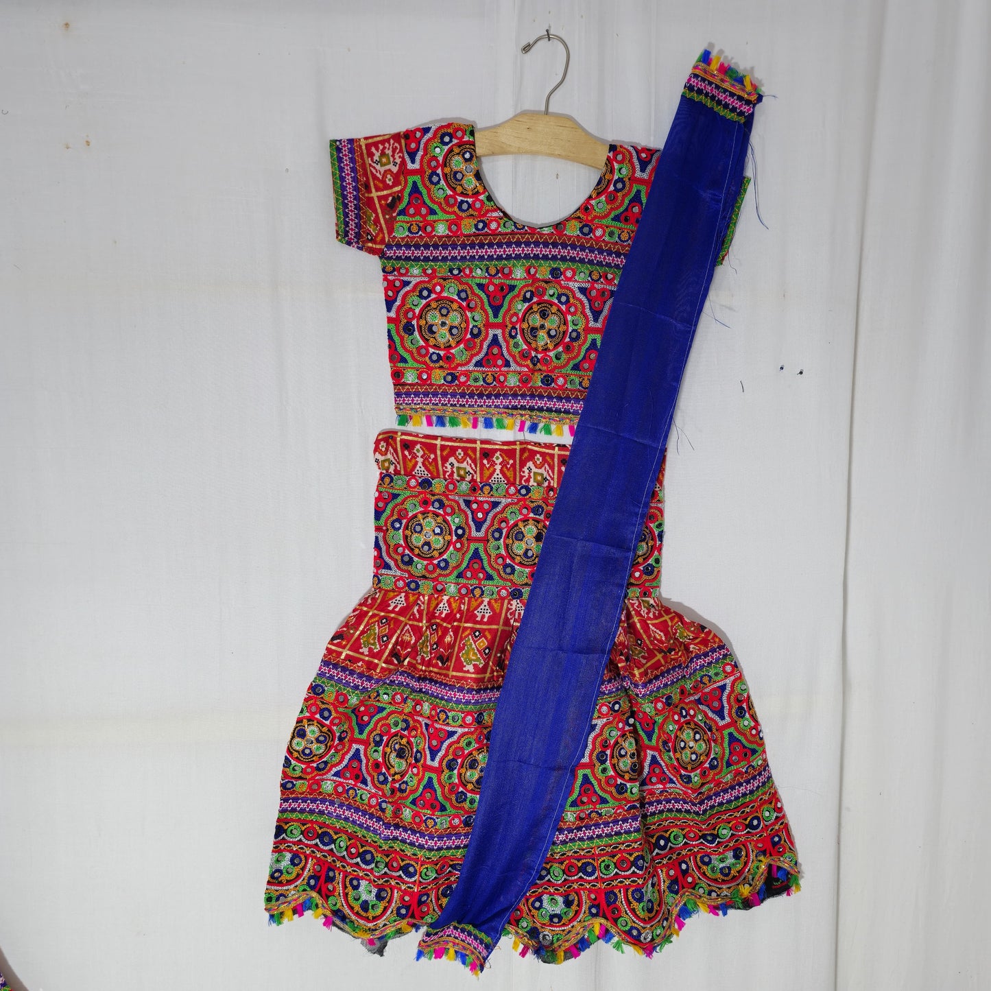 Girls - Patola Half Circle Work Border Design Chaniya Choli