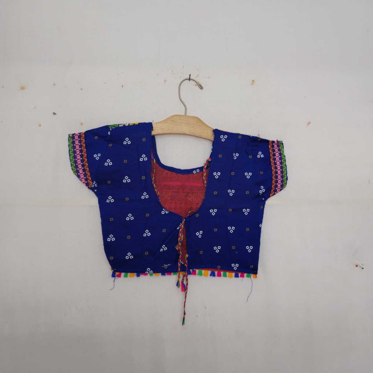 Girls - 3 Dot Bandhani Double Colour Chaniya Choli