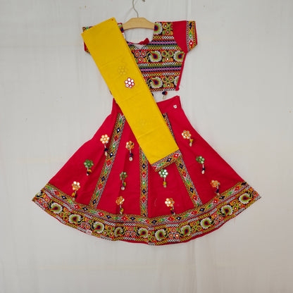 Girls - Full Work With Kavdi Flower Latkan Chaniya Choli