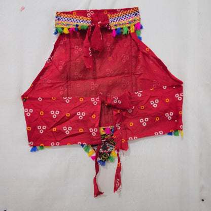 Sleeveless Bandhani Darwaja