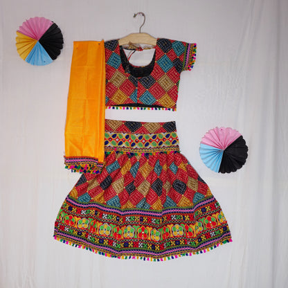 Girls - Capsule Print Chaniya Choli