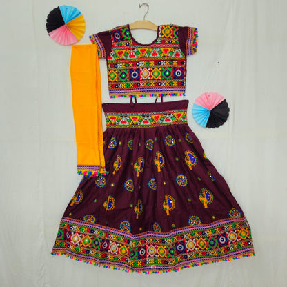 Girls - Peacock Work Chaniya Choli