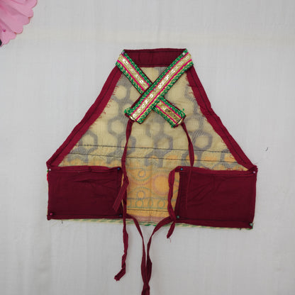 Girls - Sleeveless Aari Work Chaniya Choli