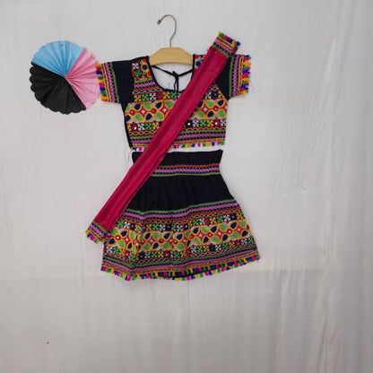Girls - Plain Sleeve Chaniya Choli