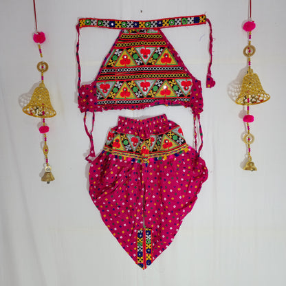 Girls - Single Dot Bandhani Dhoti