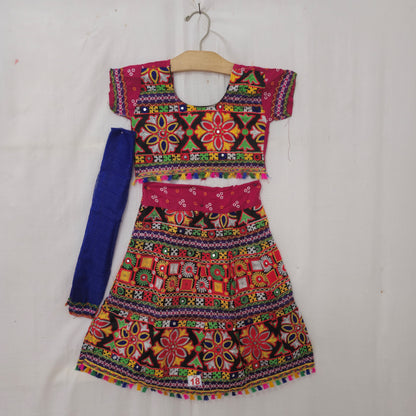 Girls - 3 Dot Bandhani Design Chaniya Choli