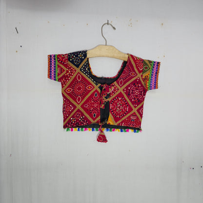 Girls - Square Box Bandhani Design Chaniya Choli