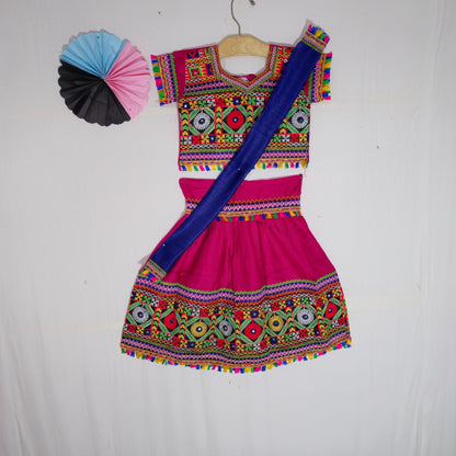 Girls - Plain Sleeve Chaniya Choli