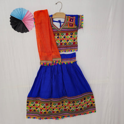 Girls - Plain Sleeve Chaniya Choli