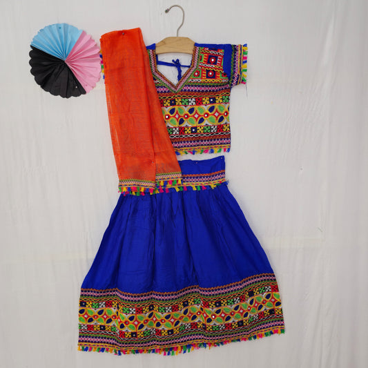 Girls - Plain Sleeve Chaniya Choli