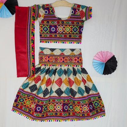 Girls - Capsule Print Chaniya Choli