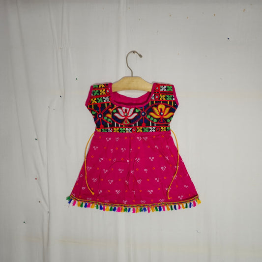 Girls - Bandhani Frock