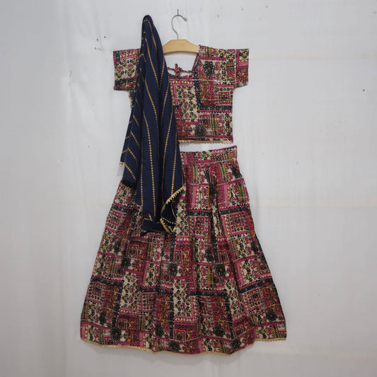 Girls - Printed Sequence Lahenga