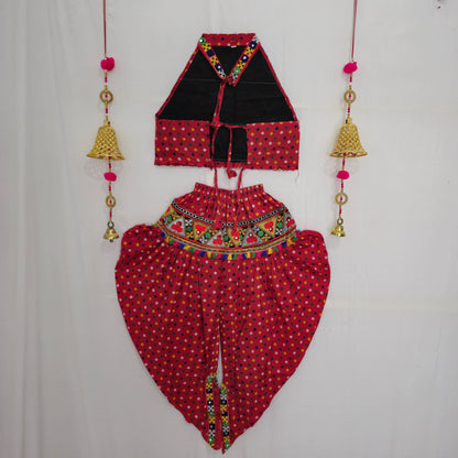 Girls - Single Dot Bandhani Dhoti