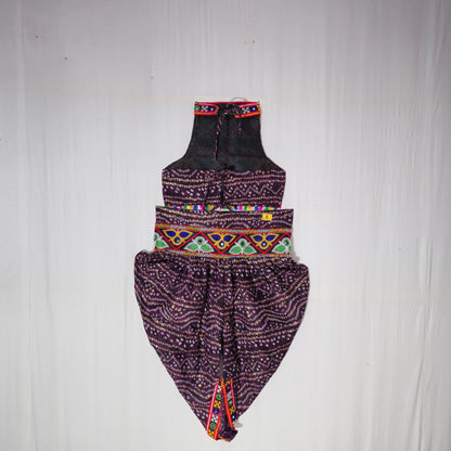 Girls - Zigzag Bandhani Patiyala - Dhoti
