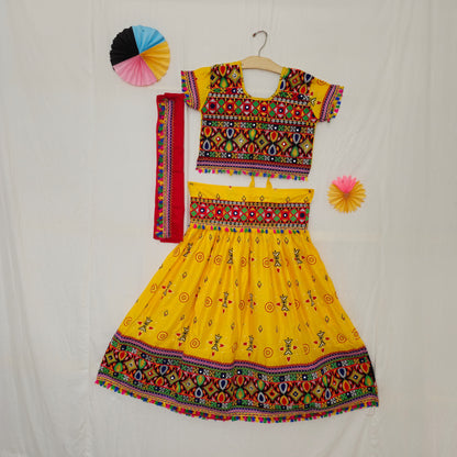 Girls - Print Chaniya Choli