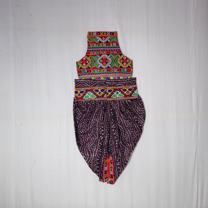 Girls - Zigzag Bandhani Patiyala - Dhoti