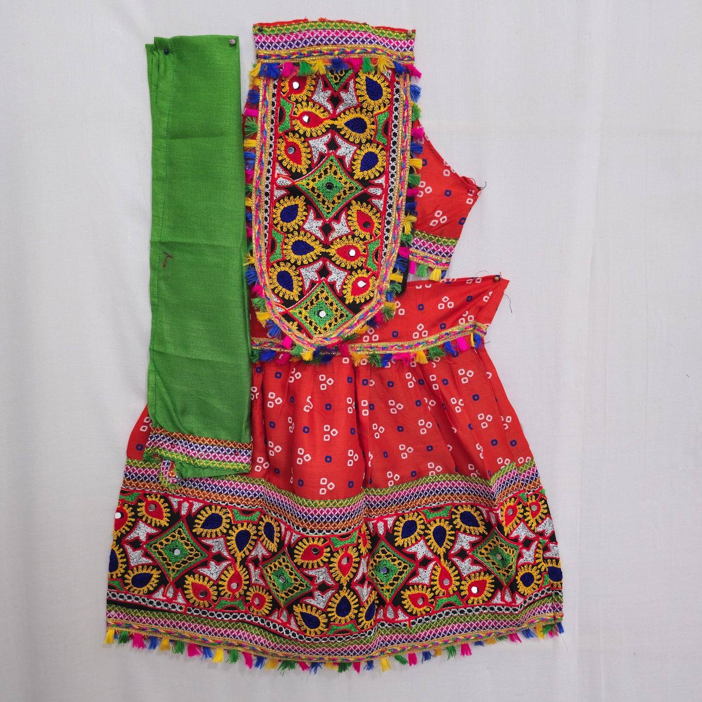 Sleeveless Bandhani Darwaja