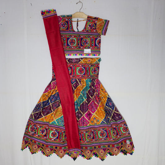 Girls - Square Box Bandhani Design Chaniya Choli