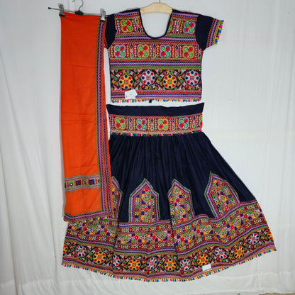 Women - Freesize Plain Darwaja Chaniya Choli