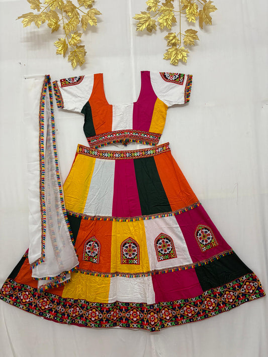 Square Box with Mandir Patch