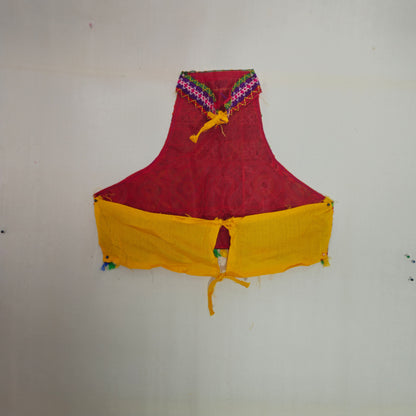 Girls - Sleeveless Center Border 3 Patta Chaniya Choli