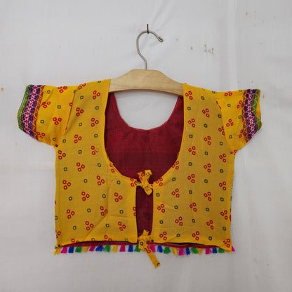 Girls - Bandhani 3 Patta Design Chaniya Choli