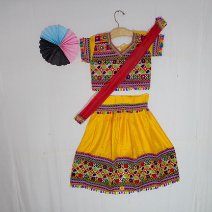 Girls - Plain Sleeve Chaniya Choli