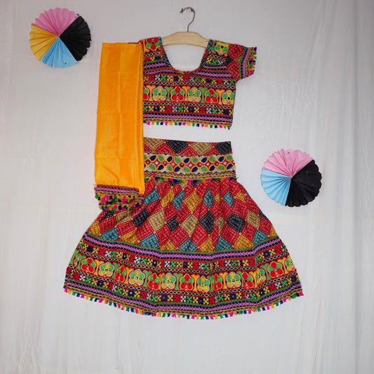 Girls - Capsule Print Chaniya Choli