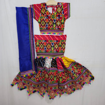 Girls - Leheriya Multi Colour Design Chaniya Choli